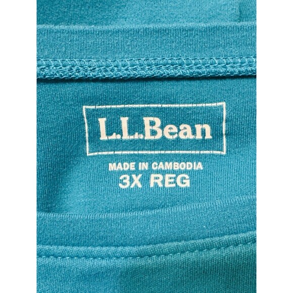 LL Bean Women Size 3X Reg Long-Sleeve Tee Top Timeless Everyday Staple - Picture 9 of 9